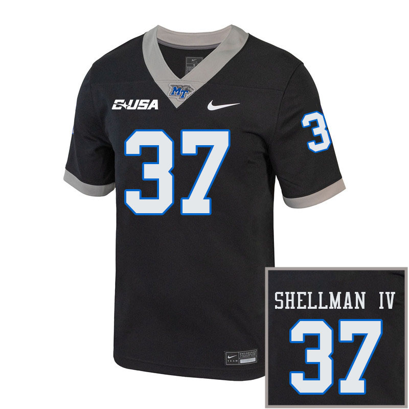 Men-Youth #37 James Shellman IV Middle Tennessee State Blue Raiders 2023 College Football Jerseys St